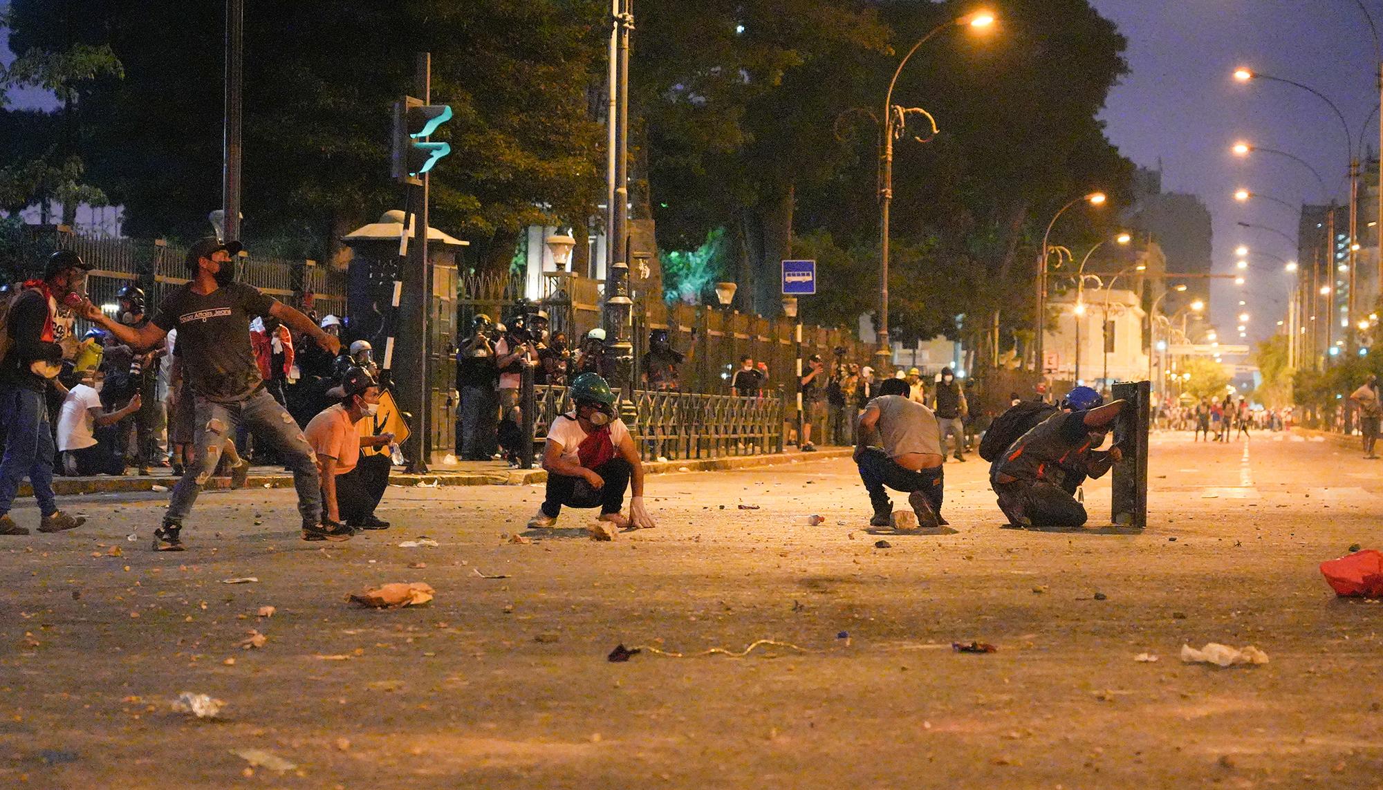 Lima Peru violencia policía - 2
